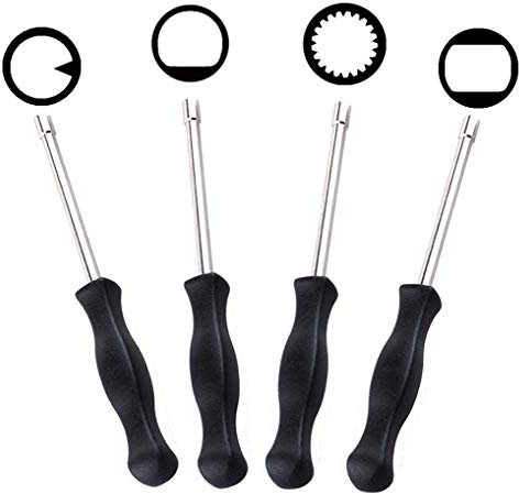 Hippotech Pack de 4 outils de réglage de carburateur moteur 2 temps Remplacement pour Husqvarna Craftsman Weedeater Splined PacMan Single D Double D 530035560 308535003