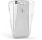 Kaliroo Handyhülle 360 Grad kompatibel mit iPhone 7 Plus | 8 Plus, Full-Body Schutzhülle Hardcase hinten & Displayschutz vorne mit Silikon Bumper, Full-Cover Case Komplett-Schutz Hülle - Transparent