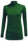FAIRY TRENDZ LTD New Ladies Polo Neck Jumper Stretch Long Sleeve Womens Plain Top Jumper 8-26 (Bottle Green UK 12-14)