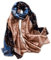 WEIGEER Foulard en soie femmes châle Écharpe en soie Silk Scarf Women Chiffon Shawl White Neckerchief Head Wrap Thin Scarf Beach Hijab Belt Vintage Bridal Shawl Binder (Chain)