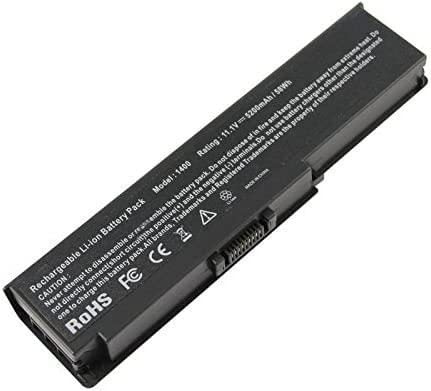 CoreParts Laptop-Akku für Dell 49 WH 6 Zellen Li-ION 11,1 V 4,4 Ah, Dell: Y 312-0543, 312-0580, 312-05 (49WH 6 Cell Li-ION 11,1 V 4,4 Ah Schwarz, Dell Vostro 1400, Inspiron 1420)