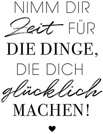 20 Servietten Nimm Dir Zeit Glückliche Dinge | Sprüche | Text | Tischdeko | Decoupage | Serviettentechnik 33x33cm