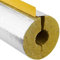 Sanitärshop Baustoffe & Sanitär Set: 10 Stück 15x20mm Steinwolle Rohrisolierung Rohrschale alukaschiert Dämmschichtdicke 20 mm Armacell 100% Isolierung für Warmwasser und Heizungsleitungen