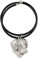 Art-Dog Hundekopf-Halskette auf Lederband - ArtDog Kollektion Hunde Halskette - Silberne Ketten mit Hundebildern - Schmuck mit Hunderassen - Rhodesian Ridgeback