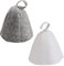 2 Pièces Chapeau Sauna en Feutre Chapeaux de Sauna en Feutre de Laine Bonnet de Sauna pour Bain Vapeur Chaud Et Sec Protégez Votre Tête