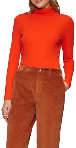 s.Oliver Elastisches Langarmshirt mit Rollkragen