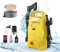 Hochdruckreiniger (Druck:55 bar, Wasserfilter, Hochdruckpistole, 7 m Schlauch, 5,5m Kabel, 1100 Watt Arbeitsdruck, Fördermenge: 5L/min) Hochdruckpistole für Autos Garten