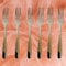 DAFFODILY® Signature Dinner Forks - Gold, Elegant Addition to Your Signature Cutlery Set, Set of 6, 304 Stainless Steel