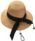 NYGGTYK 1 sombrero de sol para mujer, sombrero de verano, sombrero de vaquero, UPF 50+, sombrero de protección solar, protección UV, perfecto para vacaciones, playa, beige, Talla única