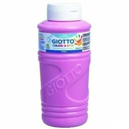 Giotto Pintura de Dedos Rosa 750 ml (6 Unidades)