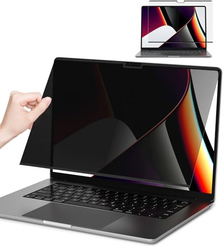 FILMEXT Pantalla magnética de privacidad para MacBook Pro de 13 pulgadas (2016-2022, M1, M2) y MacBook Air de 13 pulgadas (2018-2021, M1), filtro de privacidad antirreflejos extraíble, protector de