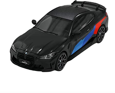 Miniaturmodelle Für BMW M4 1 64 Legierung Automodell Metall Druckguss Fahrzeug Kuchen Dekoration Display Fertigmodell(Schwarz)