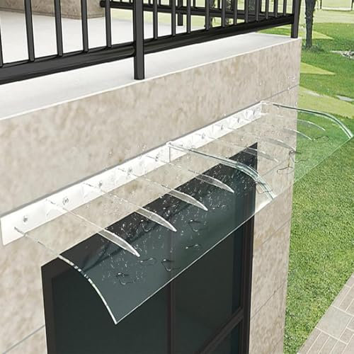 Tenda da sole per esterni e patio, trasparente, per mobili, balcone, ristorante, 40 x 130 cm