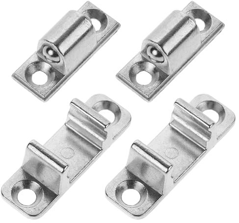 Angoily 4stücke Dunstabzugshauben-ersatzteile Metallriegel Für Glasplattenmontage Kompatibel Mit Küchenhaubenverschlüssen