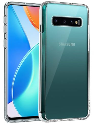GiiKa für Samsung Galaxy S10 Hülle Silikon, Ultra Dünne Handyhülle für Samsung S10 Case, KratzPlusste, Soft TPU, Stoßfeste Ganzkörper Telefonhülle für Galaxy S10+ Schutzhülle, Transparent