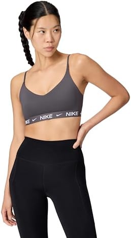 Nike Indy Sport-BH Mit Leichtem Halt, Polster Und Verstellbarer Passform, Thunder Grey, FD1062-036, M