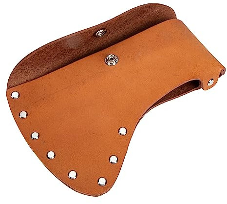 HIAKDOFT Tragbare Schutzhülle Aus Rindsleder Für Axtkopf Universeller Äxtenschutz Langlebige Beilschutzabdeckung Für Outdoor Camping