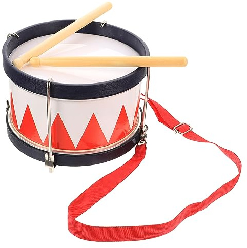 HOMOBABE Kinder Snare Drum Musikinstrument Pädagogisches Schlagzeug Mit Trommelstöcken Für Kleinkinder Und Anfänger Zum Musizieren Und Rhythmustraining