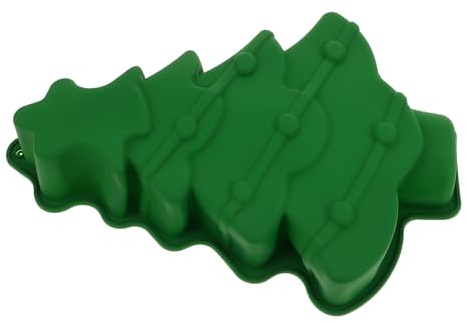 JECOMPRIS Christmas Tree Silicone Baking Mold DIY Cake Mould Festive Silicone Cake Baking Tool for Holiday Desserts