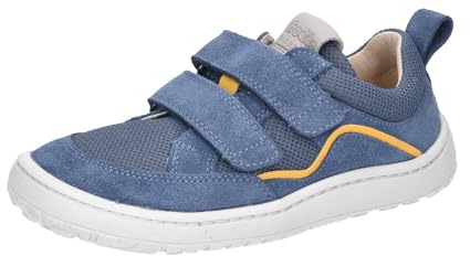 Froddo (G3130284-12 Unisex-Kinderschuhe aus schwarzem Naturleder, mit Klettverschluss, flach, bequem, elastische Sohle, atmungsaktiv, leicht, Größe 25 EU