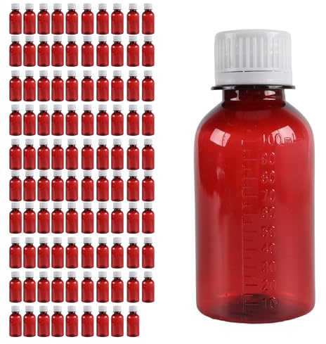 MAKTSAM 70 Pack 100ml Brown Plastic Travel Bottles Bulk, 3.5oz Refillable Containers with Foaming Pump Caps for Shampoo, Lotion, Cream