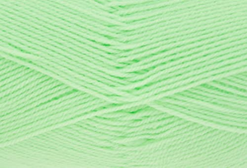 King Cole Big Value Baby 4 Ply Knitting Yarn 100g Ball - Premium Acrylic Wool - Super Soft & Gentle for Baby Garments, Blankets, and Toys (3129 Apple)