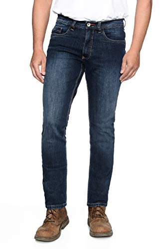 HERO BY JOHN MEDOOX Portland Denim Herren 5-Pocket-Jeans Straight Fit Denim/Jeans clean wash gerade lang