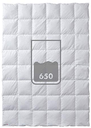 Kauffmann First Class True Legend 650 Daunendecke, Daunendecke 8x10, Wärmeklasse: Leicht, 135 x 200 cm, 60° waschbar