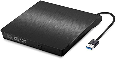OcioDual Portable Slim Extern USB 3.0 DVD Laufwerk DVD-RW Combo CD-RW Brenner für Laptop Notebook PC MacBook