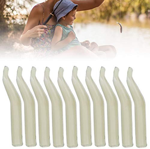 Anti Tangles Sleeves, 100PCS 20mm PE Anti Tangles Line Ziel Zielhülse Hellgrün Karpfen Angeln Zubehör Tackle