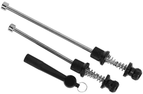 Aoutecen Anti Theft Bike Bicycle Quick Release Skewers ,2 Pcs Bike Anti Theft Skewer Wheel Locking Security Front Rear and Seat Post Skewer Set for Mountain Bike Bicycle
