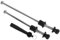 Aoutecen Anti Theft Bike Bicycle Quick Release Skewers ,2 Pcs Bike Anti Theft Skewer Wheel Locking Security Front Rear and Seat Post Skewer Set for Mountain Bike Bicycle
