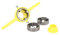 LANTRO JS NPT Schneideisen-Set, PVC-Gewinde Toolmaker, Rundgesenk-Satz aus Kunststoffrohr, 1/2 Zoll, 3/4 Zoll, 1 Zoll zum Nachschneiden