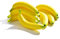 Mokyler Lot de 10 bananes artificielles pour décoration de maison, fête, photographie, mariage