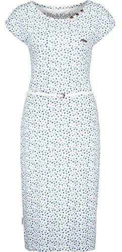 ALIFE and Kickin MelliAK Dress Damen Sommerkleid, Kleid White S
