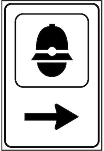 NEW CARTELLO SEGNALETICO - polizia municipale CON FRECCIA - Adesivo Extra Resistente, Pannello in Forex, Pannello In Alluminio (ADESIVO 30X42 CM)