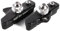 Fahrrad Bremsbeläge, 5,5cm/2,16 Zoll Paar L/R Gummi Rennrad Bremsklötze Schuhe Bremse Ersatz Set, Universal Fahrrad V-Bremsbeläge Vorne Hinten Fahrradbremsbacken für Rennräder Mountainbikes MTB BMX