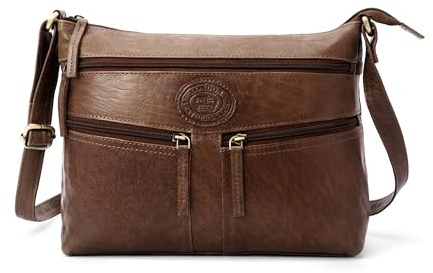 Woodland Leathers 100% Genuine Leather Women's Hobos & Shoulder Bags Designer Retro Vintage Style Slouch Bag And Multi Pocket Handbags For Women Cross-body Bags
