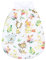 TupTam Baby Strampelsack Schlafsack mit breitem Bund Winterschlafsack für Mädchen Jungen Babyschlafsack, Farbe: Fuchs Eule Hase, Größe: 0-6 Monate