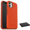 OtterBox Symmetry Series Schutzhülle für iPhone 11 und iPhone XR – inklusive Reinigungstuch – Risk Tiger (Mandarinenrot/Pureed Pumpkin)