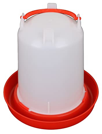 Hühnertränke Geflügeltränke in verschiedenen Größen (Rot, 3 Liter)