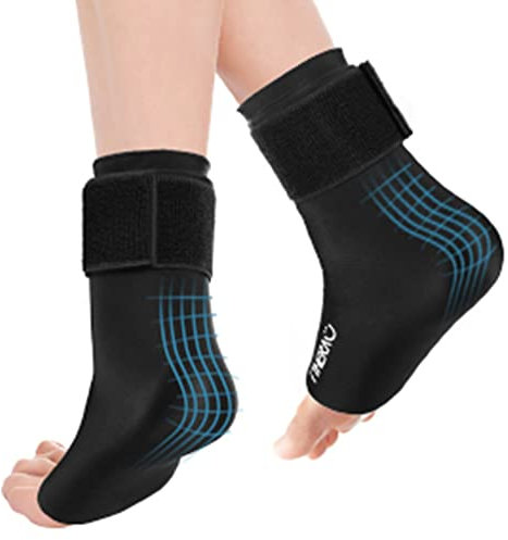 I-THERA-U Poche de Glace Cheville 2 Pcs - Réutilisable Poche Sac de Gel Glace pour Les Blessures, l'Entorse de la Cheville, Poche Froide en Gel pour la Fasciite Plantaire, la Tendinite d'Achille