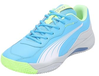 PUMA Unisex Nova Smash Zapatos de tenis, Luminous Blue Puma White Glacial Gray, 41 EU