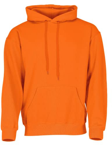 Fruit of the Loom Classic Kapuzen-Sweat + GRATIS MyShirt Stoffbeutel, Farbe:orange + GRATIS MyShirt Stoffbeutel, Größe:XL