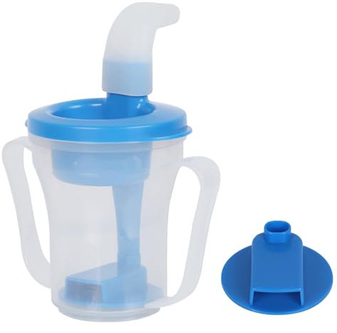Ehucon Dysphagia Regulating Drinking Cup for Swallowing and Disorders People,Dispenses 5cc or 10cc of Liquid Each Time,No Thickener is Used.Helps to Prevent Choking