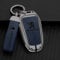 VOLBOZ Coque de Clé de Voiture pour Peugeot 4008 2008 5008 308 408 508L 3008, Étui de Protection pour Clé de Voiture, Housse pour Clé De Voiture, Porte-ClÉS de Voiture Portable Accessoires,C Blue