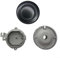Universal Burner Crown Flame Cap, Metal Gas Oven Stove Cap Replacement Part, 55mm, 75mm, 100mm(Concave 100)