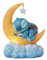 Disney Traditions Figurine de Lune Lumineuse Stitch and Scrump on