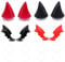 LQIOACU 4 Stück Motorrad Helm Hörner, Motorrad Zubehör, Motorcycle Accessories, Motorradhelm Hörner, Motorradhelm Devil Demon Horn, für Helm Motorrad
