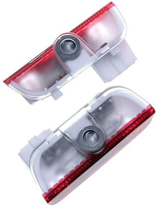 MNBHJGR Welcome Lights Courtesy Car Door Lighting for VW Touareg 2011-2022 2023 2024, Car Door Welcome Light Projector Lamp Shadow Logo Lamps 2 Pieces